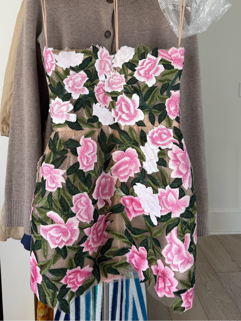 Oscar de la renta gardenia cocktail dress - Picture 6 of 8